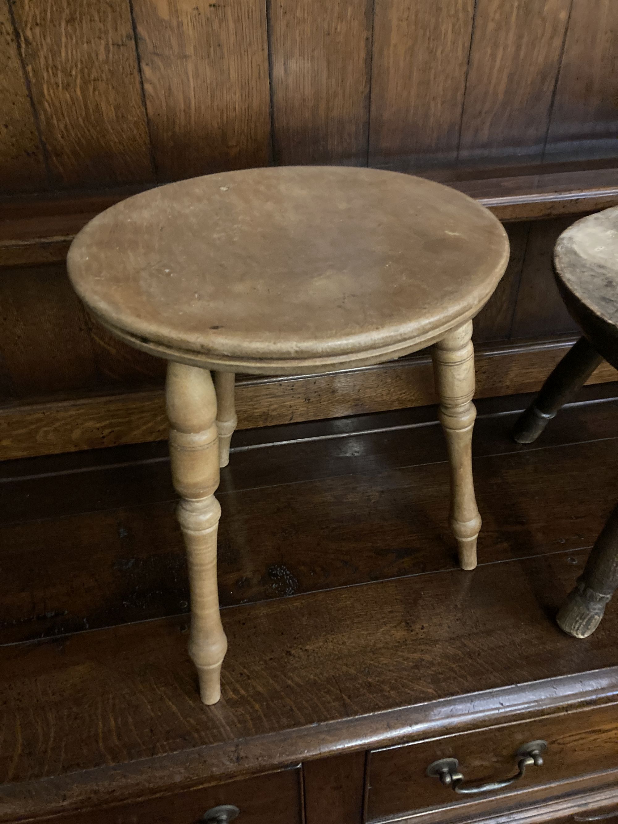 Three 19th century provincial stools